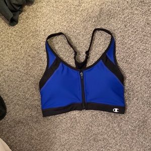 Champion blue sports bra